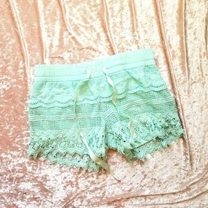 Crochet Boho Style Shorts